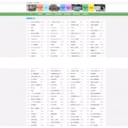 简洁列表式歌曲音乐大全网站模板 音乐资源齐全多种音乐分类可供选择