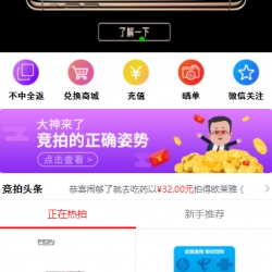 PHP商品参与竞拍源码