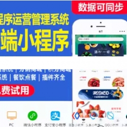 ThinkPHP微信万能门店小程序运营管理系统 多端多行业模板 拖拽DIY布局