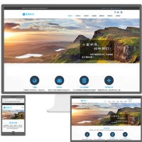 PHP织梦信息化科技服务类企业网站模板 响应式自适应手机端