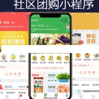 PHP生鲜蔬菜社区团购分销商城小程序源码 团购分销商城通用模板